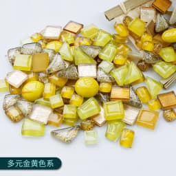 100g Diy Mix Color Glitter Glass Mosaic Stones Mosaic Tiles Glass Pebbles Crafts Material Puzzle For Diy Mosaic Making Arte