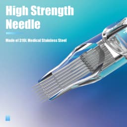 50/20PCS MIX Tattoo Cartridge Needles Individual Package Disposable Sterile Transparent Tattoo Needles for Tattoo Pen Machine