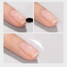 1/2pcs Base Coat Top Coat And Reinforcement For Nails,Long Lasting Clear Rubber Coat LED UV Strengthen Nails High Top Finish Gel