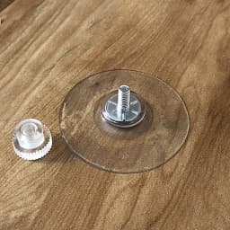 5pcs 32/41/53mm Round Strong Transparent Suction Cups with Screw Plastic Suction Pads Adhesive Suction Holder with Screw Nut