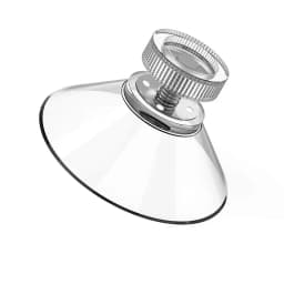 5pcs 32/41/53mm Round Strong Transparent Suction Cups with Screw Plastic Suction Pads Adhesive Suction Holder with Screw Nut