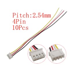 10Pcs Micro JST XH 2.54mm Pitch 2/3/4/5/6 Pin Male Plug / XH2.54 Female Socket Extension Lead Wire Cable Connector 20CM 26AWG