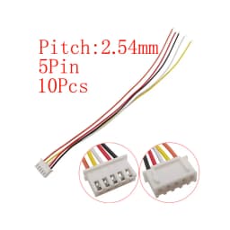 10Pcs Micro JST XH 2.54mm Pitch 2/3/4/5/6 Pin Male Plug / XH2.54 Female Socket Extension Lead Wire Cable Connector 20CM 26AWG