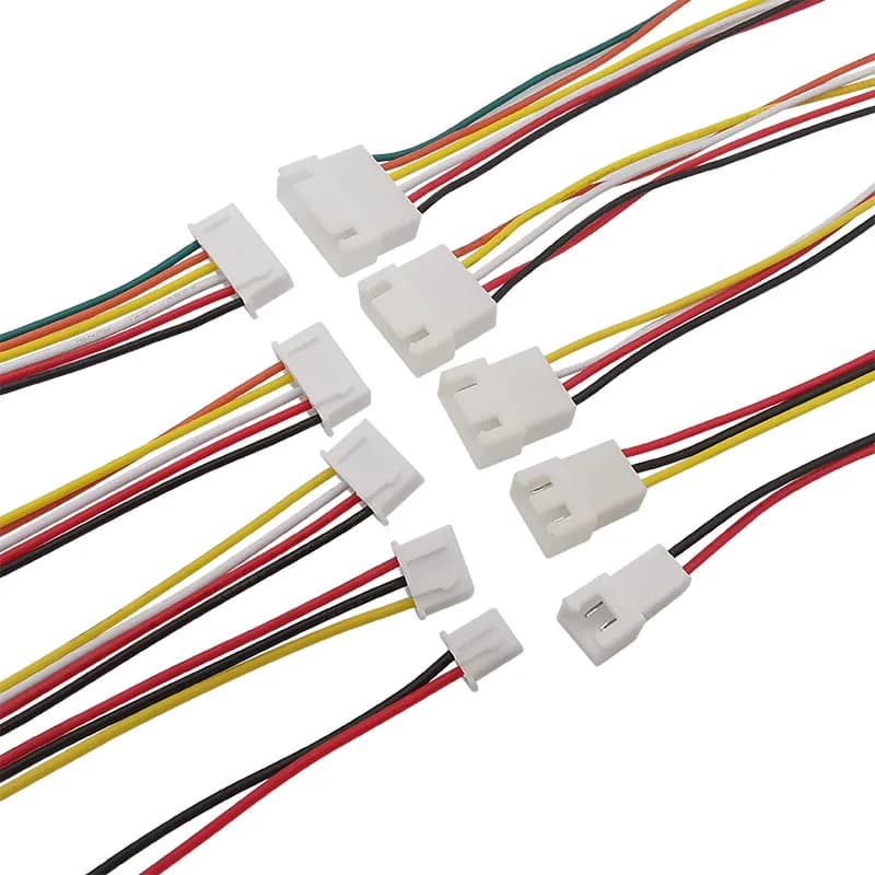 10Pcs Micro JST XH 2.54mm Pitch 2/3/4/5/6 Pin Male Plug / XH2.54 Female Socket Extension Lead Wire Cable Connector 20CM 26AWG
