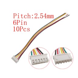 10Pcs Micro JST XH 2.54mm Pitch 2/3/4/5/6 Pin Male Plug / XH2.54 Female Socket Extension Lead Wire Cable Connector 20CM 26AWG