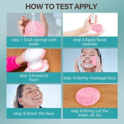50-1000PCS Compressed Facial Sponge Strong Absorbent Cleansing Pads Latex Free Exfoliating Makeup Sponge Skin Care Sponge