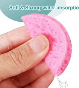 50-1000PCS Compressed Facial Sponge Strong Absorbent Cleansing Pads Latex Free Exfoliating Makeup Sponge Skin Care Sponge