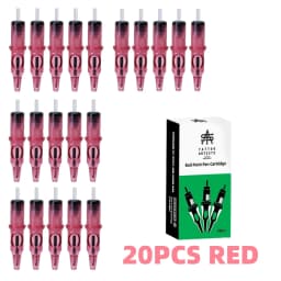 New Ball Point Pen Tattoo Cartridge Needles 5 Colors Practice Needles Drawing For Motor Tattoo Pen Grip Cartridge Supplies