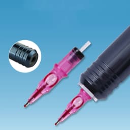 New Ball Point Pen Tattoo Cartridge Needles 5 Colors Practice Needles Drawing For Motor Tattoo Pen Grip Cartridge Supplies