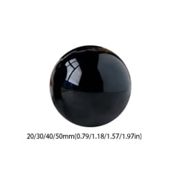 Natural Black Obsidian Sphere Large Crystal Ball Healing Stone Gemstone 30/40/50mm obsidian crystal decorative glass Home Decor