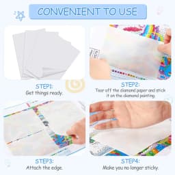 10/20/50pcs A6 Diamond Painting Release Paper Non-stick Painting Cover 5D DIY Diamond Painting Replacement Accessories