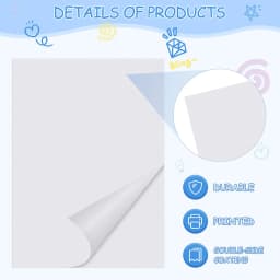 10/20/50pcs A6 Diamond Painting Release Paper Non-stick Painting Cover 5D DIY Diamond Painting Replacement Accessories