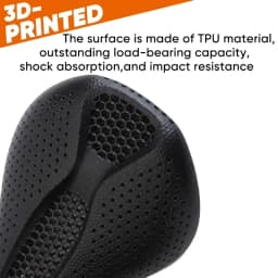 3D Printed Saddle BUCKLOS MTB Bike Seat Cushion Full Carbon Fiber Ultralight Hollow Comfortable Road Mountain Bike Saddle Parts
