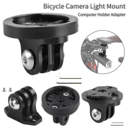 1PC Bike Computer Mount Bicycle Camera Headlight Holder Adapter for Garmin for Gopro Bracket Adapter Fixing Base Connecting Seat