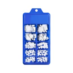 100Pcs White Short Square Flase Toenails Summer Press On Toes Full Cover Tips Pure Color Acrylic Artificial Wearable Toenails*8K