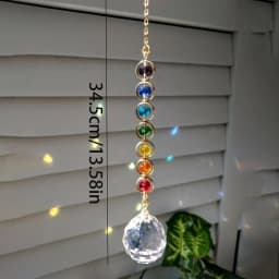 Crystal Suncatcher Mobile / Meditation / Home Decor / Rainbow Maker / Prismatic Suncatcher (Rainbow and Whimsy)