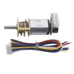 GA12 N20 Encoder DC 12V (6V 5V 3V) Mini Micro Metal Gear DC Motor with Gearwheel High Torque 30-4000RPM 7PPR Hall Sensor Encoder
