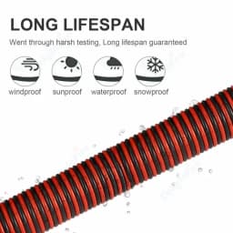 12V Red Black Hookup Wire 2 Pin Automotive Flat Cable LED Extension Wires For Doorbell LED Ribbon Lamp Tape Lighting Speakers