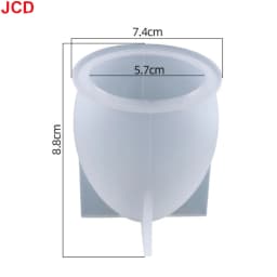 DIY Crystal Drop Glue Mold Egg Shaped Integrated Star Sky Ball Mould Small Night Lamp Placement Table Silicone Mold For Handmade