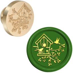 Animals Collection Wax Seal Stamp Retro Sealing Wax Stamp Nine-tailed fox, Mouse, Hedgehog, Crow Pattern Removable Brass Heads