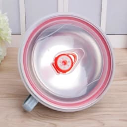 Stainless Steel Bowl with Handle Solid Color Anti Scalding Instant Noodles Mixing Bowl Kitchen Tableware Food Accessory