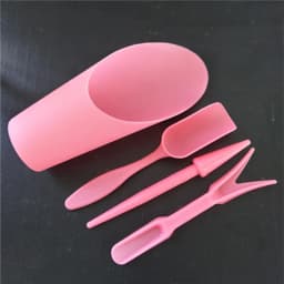 4pcs/set, Plastic Durable Bucket shovel Potted Cultivation cylinder MeatPlant soil shovel Garden Tools Mini Garden Planting Tool