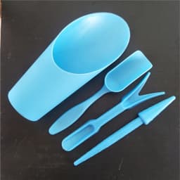 4pcs/set, Plastic Durable Bucket shovel Potted Cultivation cylinder MeatPlant soil shovel Garden Tools Mini Garden Planting Tool