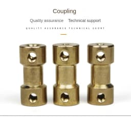 10PCS D9*L20 2mm/2.3mm/3mm/3.17mm/4mm/5mm/6mm Brass Flexible Motor Shaft Coupling Coupler Motor Transmission Connector