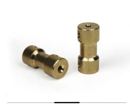 10PCS D9*L20 2mm/2.3mm/3mm/3.17mm/4mm/5mm/6mm Brass Flexible Motor Shaft Coupling Coupler Motor Transmission Connector
