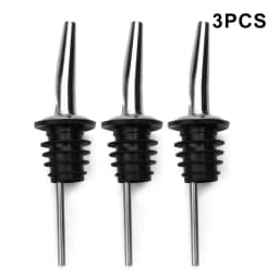 1/2/3/4Pcs Stainless Steel Wine Bottle Stopper Olive Oil Pourer Dispenser Spout Bottle Pourer Stopper For Bottle Bar Accessories