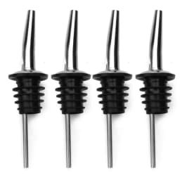 1/2/3/4Pcs Stainless Steel Wine Bottle Stopper Olive Oil Pourer Dispenser Spout Bottle Pourer Stopper For Bottle Bar Accessories