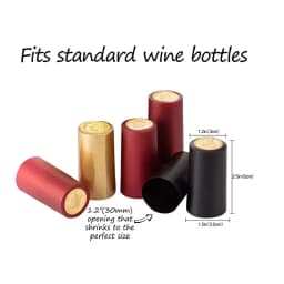 PVC Heat Shrink Capsules Wine Shrink Wrap Wine Bottle Capsules Shrink Caps, Wine Bottle Capsules Shrink Caps for Home Use