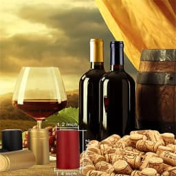 PVC Heat Shrink Capsules Wine Shrink Wrap Wine Bottle Capsules Shrink Caps, Wine Bottle Capsules Shrink Caps for Home Use