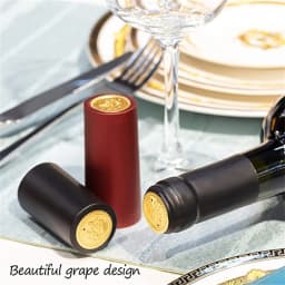PVC Heat Shrink Capsules Wine Shrink Wrap Wine Bottle Capsules Shrink Caps, Wine Bottle Capsules Shrink Caps for Home Use