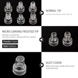 45pcs Facial Hydra Dermabrasion Tips Head Replacement For H2O2 Water Oxygen Jet Peel Microdermabrasion Accessories