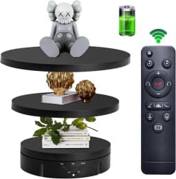 Jewelry Rotating Turntable, Remote Controlled Electric Rotating Display Stand, Suitable for Photography Products and Displays
