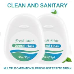 6pcs Mint Roll Dental Floss for Removing Plaque and Food Residues - Oral Cleansing - Multi Care Oral Care - Fine Thread Safety D
