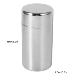 Stainless Steel Tea Leaf Tins Canister Containers Home Kitchen Canisters for Tea Coffee Sugar Storage Tins Can