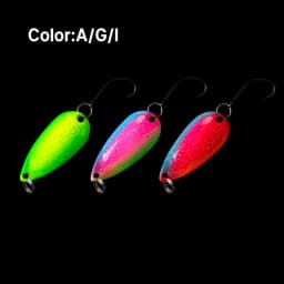 LETOYO 2.5g-5g Cicada Spoon Lure Freshwater Spinner Bait Wobblers Lure Hard Bait Artificial Trout Pesca Fishing Lure Area Trout