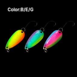 LETOYO 2.5g-5g Cicada Spoon Lure Freshwater Spinner Bait Wobblers Lure Hard Bait Artificial Trout Pesca Fishing Lure Area Trout