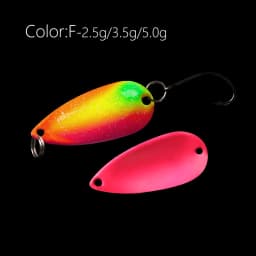 LETOYO 2.5g-5g Cicada Spoon Lure Freshwater Spinner Bait Wobblers Lure Hard Bait Artificial Trout Pesca Fishing Lure Area Trout