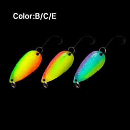 LETOYO 2.5g-5g Cicada Spoon Lure Freshwater Spinner Bait Wobblers Lure Hard Bait Artificial Trout Pesca Fishing Lure Area Trout