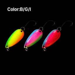 LETOYO 2.5g-5g Cicada Spoon Lure Freshwater Spinner Bait Wobblers Lure Hard Bait Artificial Trout Pesca Fishing Lure Area Trout