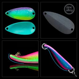 LETOYO 2.5g-5g Cicada Spoon Lure Freshwater Spinner Bait Wobblers Lure Hard Bait Artificial Trout Pesca Fishing Lure Area Trout