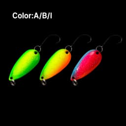 LETOYO 2.5g-5g Cicada Spoon Lure Freshwater Spinner Bait Wobblers Lure Hard Bait Artificial Trout Pesca Fishing Lure Area Trout