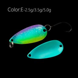 LETOYO 2.5g-5g Cicada Spoon Lure Freshwater Spinner Bait Wobblers Lure Hard Bait Artificial Trout Pesca Fishing Lure Area Trout