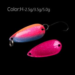 LETOYO 2.5g-5g Cicada Spoon Lure Freshwater Spinner Bait Wobblers Lure Hard Bait Artificial Trout Pesca Fishing Lure Area Trout