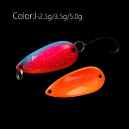 LETOYO 2.5g-5g Cicada Spoon Lure Freshwater Spinner Bait Wobblers Lure Hard Bait Artificial Trout Pesca Fishing Lure Area Trout