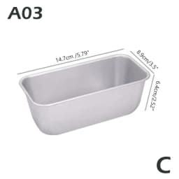 Rectangular Bread Mold Carbon Steel Non-Stick Cake Pan Mini Toast Mold Cake Baking Tray Loaf Pan Kitchen Baking Tools Bakeware