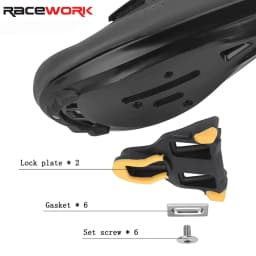 RACEWORK Road Bike Pedal Bearing Self-Locking Pedal For SHIMANO SPD SL System Bicycele Parts